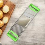 Apex Stainless Steel Vegetable Slicer (2-in-1) - Image 8