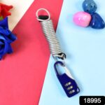 Anti-theft Dial Lock, Padlock, 3-Digit, Built-In Wire (1 Pc) - Image 2