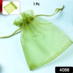 Small Potli Gift Bags, Small Mesh Bags Drawstring Gift Bags (1Pc / 12×10 Cm) - Image 2