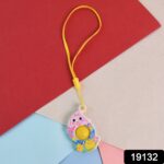 Mini Cartoon Chick-Shaped Push Pop Fidget Toy with Hanging Strap (1 Pc) - Image 2