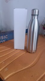 Silver Stainless Steel Water Bottle Approx 500 ML (1 Pc) - Image 8