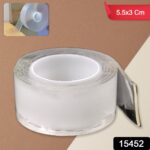 Sticky Double Sided Tape Washable Adhesive Tape Reusable (5.5×3 Cm / 1 Pc) - Image 2