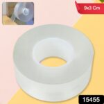 Sticky Double Sided Tape Washable Adhesive Tape Reusable (9×3 Cm / 1 Pc) - Image 2