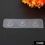 Adhesive Nails Wall Hooks (Screw Sticker / 3 Hook / 1 Pc) - Image 2