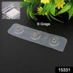 Adhesive Nails Wall Hooks (Screw Sticker / 3 Hook / 1 Pc / B Grade) - Image 2