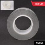 Sticky Double Sided Tape Washable Adhesive Tape Reusable (7×3 Cm / 1 Pc) - Image 2