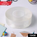 Sticky Double Sided Tape Washable Adhesive Tape Reusable (Thick / 6.5×3 Cm / 1 Pc) - Image 2