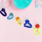 Small Ball Elastic Hairbands (Pack of 5 / Multicolour) - Image 4