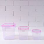 Kitchen Storage Container Set Of 3 Pcs (1500, 1000, 500 ML) - Image 8