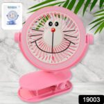 USB Portable Mini Desk Fan with Light – Personal Table Fan for Office, School & Home Use (1 PC) - Image 2