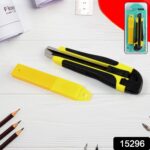 Cutter Knife Set with 1 Replacement Blades, Cutter Knife Advanced Tool (1 Pc / Mix Color) - Image 2