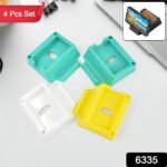 Plastic Mobile Phone Stand Holder (4 Pcs Set) - Image 2
