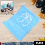 Shoes Storage Bag Closet Organizer Non-Woven Travel Portable Bag (1 Pc) - Image 2
