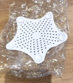 White Silicone Star Shaped Sink Filter Bathroom Hair Catcher Drain Strainers for Basin - Image 9