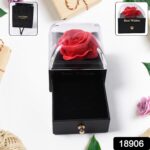 Preserved Eternal Rose Flower Gift Box Drawer (1 Pc) - Image 2