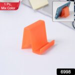 Durable Plastic Mobile Phone Stand with Angled Support (1 Pc / Mix Color) - Image 2