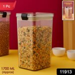 1700 ML Airtight Lock & Lock Plastic Storage Container (1 Pc) - Image 2
