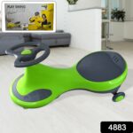 Premium Kids Play Swing Car Kids Ride on Toy (1 Pc / Mix Color) - Image 2