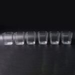6pc Transparent Diamond Medium Serving Glass Set, Glass Set for Water, Juice etc - Image 6