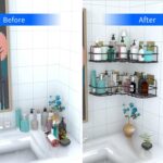 Metal Shower Shelf, Shower Shelf without Drilling (2 Pc) - Image 3
