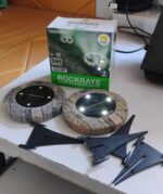 Disk Lights Slate – Heavy Duty Outdoor Solar Pathway Lights – 4 LED (2 Pc) - Image 7