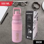 Stainless Steel Vacuum Insulated Water Bottle WIth Straw (550ml) - Image 2