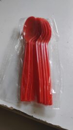 Reusable Home Dining Plastic Spoons (8 Pc) - Image 7