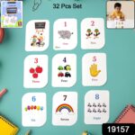 Kid kraft Early Learner 32-Piece Number Flashcard Set - Image 2