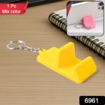 Plastic 2-in-1 Mobile Stand Keychain (1 Pc) - Image 2