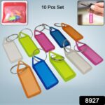 10 Pc Keychain Tag Label Used For Decorative Purpose On Keys And All - Image 2