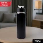 Stainless Steel Sports Water Bottle (Approx 500ML) - Image 2
