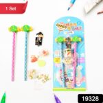 Fun Candy Design Pencil Set with Accessories (1 Set ) - Image 2