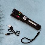 Led Torch High Lumens Fast Charging Flashlight / Torch with Far & Near Zoom (1 Pc) - Image 3