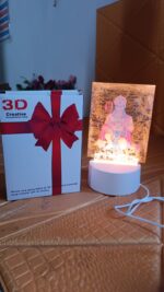 Beautiful 3D Lord Hanuman Frame with soft white light (1 Pc) - Image 8