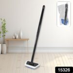 Bathroom Cleaning Brush with Long Handle, Tiles Scrubber Brush - Image 2