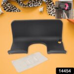 Hair Dryer Holder Wall Mounted Space Plastic Drill Blow Dryer Organizer Rack for Hair Tool Bedroom Bathroom - Image 2