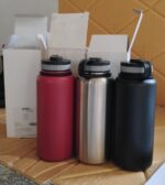 Stainless Steel Double Wall Vacuum-Insulated Drink Water Bottle (1000 ML / Mix Color) - Image 9