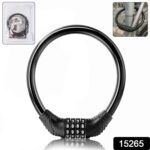 Bike Lock Cable Resettable Cable Lock - Self Coiling 4 Digit Combination Bike Lock - Image 2