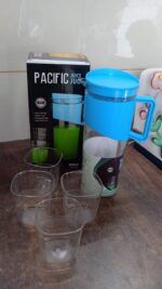 Transparent Stylish Premium Jug with Elegant Handle (2000 ML Jug Approx & 4 Pcs Plastic Glass) - Image 9