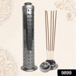 Stainless Steel Agarbatti Stand for Puja (1 Pc) - Image 2