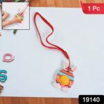 Cute Bunny-Shaped Pop It Fidget Toy Keychain (1 Pc) - Image 2