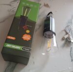 Solar & USB Rechargeable LED Hanging Camping Bulb Lantern Light (1 Pc) - Image 7