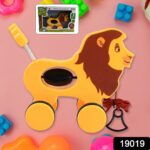 Lion Pull Along Toy, Baby Early Walking Pull Toy (1 Pc) - Image 2