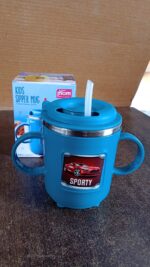 Kids Sporty Sipper Mug with Straw and Dual Handles Approx 300ml (1 Pc) - Image 7