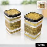 Plastic Rajwadi Container 2pcs set 1100ml - Image 2