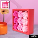 9 Pc Rose Flower Bath Soap (9 Pcs Set) - Image 2