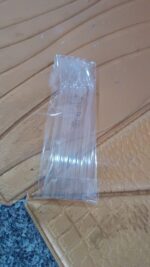 Reusable Glass Straws Clear Glass Drinking Straw 5Pc - Image 9