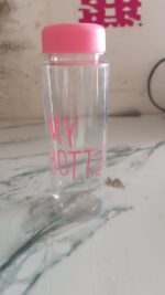 350 ml Approx Transparent Plastic Water Bottle with Leakproof Lid (1 Pc) - Image 7