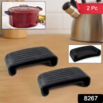 Silicone Rubber Pot Handle Sleeve Cover (2 Pc) - Image 2