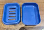 Premium Quality Rectangular Blue Plastic Soap Case (1 Pc) - Image 8